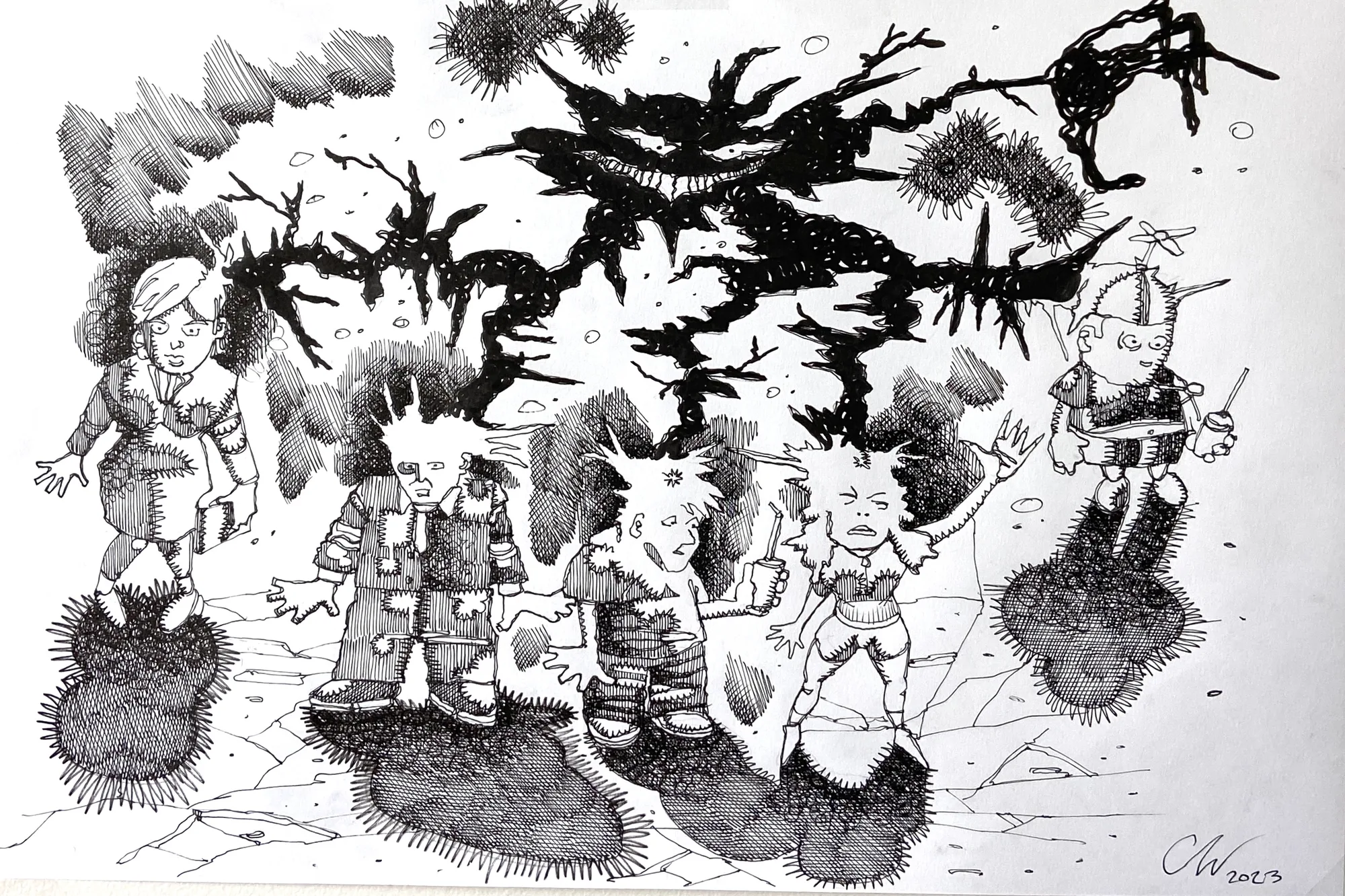 Character sheet, a commission I made