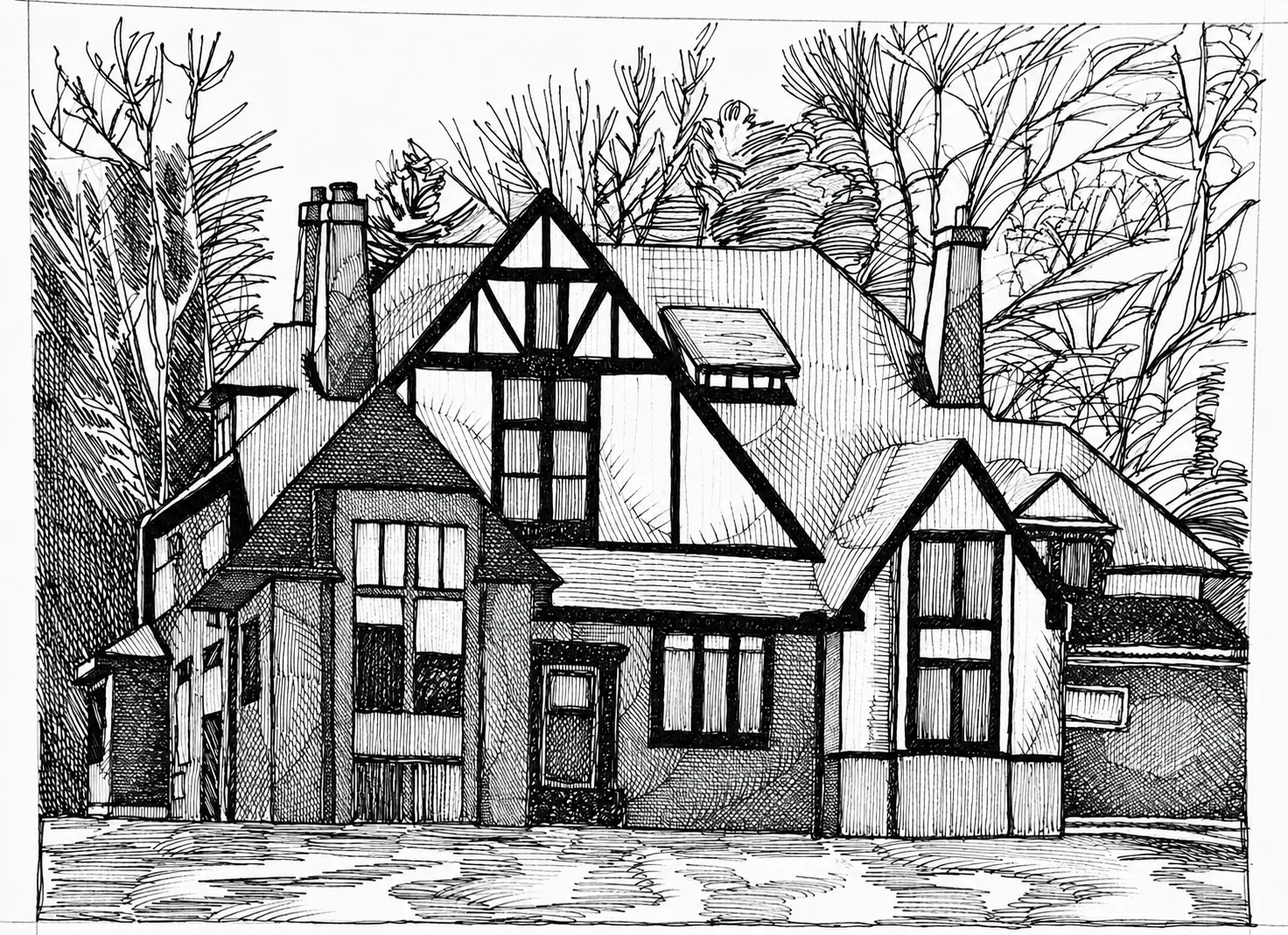 House portraits, a commission I made