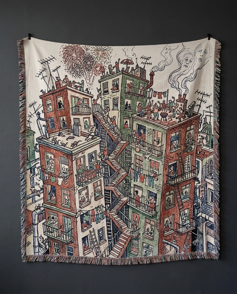 CITY MAYHEM — Woven