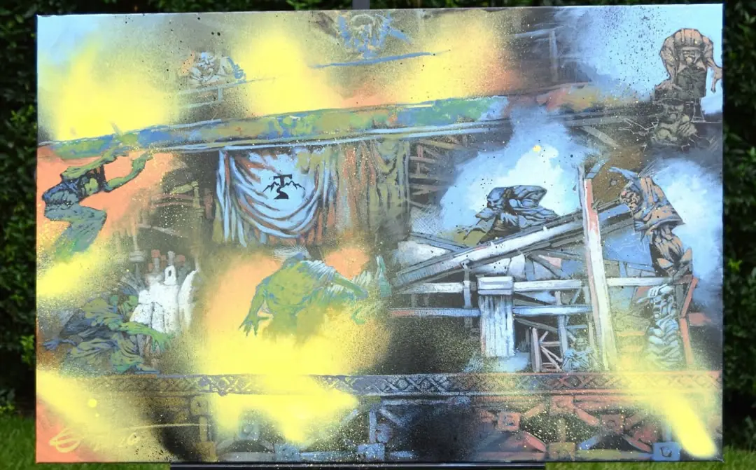 Trailway Capital, my acrylic commission